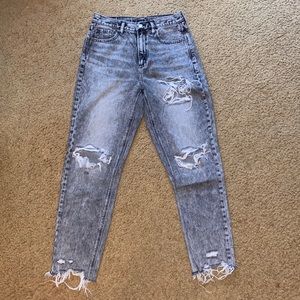 American Eagle grey wash jeans